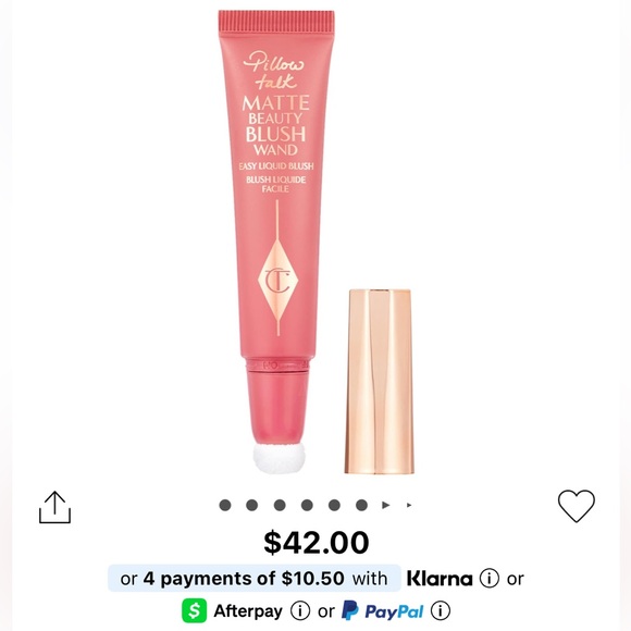 Charlotte Tilbury Pillow Talk Matte Blush Wand - Soft Pink - Picture 3 of 4